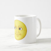 Gele maan - Emoji Koffiemok (Voorkant rechts)