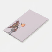 Gele maan van de herfst Fairy Fantasy Art Post-it® Notes (Schuin)
