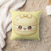 Gele Macaron Zoete Kawaii Kussen Kussenhoes (Deken)