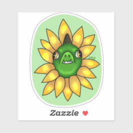 Gele Madeliefdraak Sticker