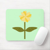 Gele Madeliefjes Bloem Muismat (Met muis)