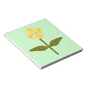 Gele Madeliefjes Bloem Notitieblok (Schuin)