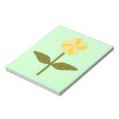 Gele Madeliefjes Bloem Notitieblok (Linkerzijde)
