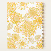 Gele madeliefjes en dahlia's | Gepersonaliseerd 20 Planner (Achterkant)
