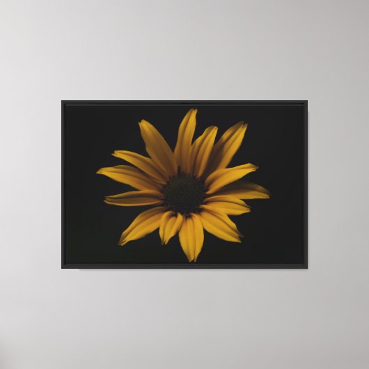 Gele Madeliefjes op Canvas Print (Voorkant)