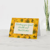 Gele madeliefjes worden beter kaart (Voorkant)