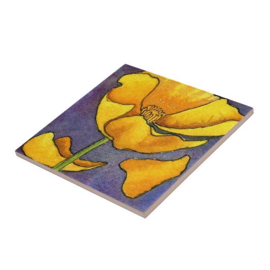 "Gele maffia" Keukenkeuken, keramische tegel Tegeltje (Zijkant)