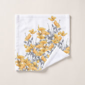  gele maffiaklok bad handdoek (Wasdoekje)