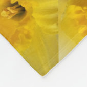 gele maffodil fleece deken (Hoek)