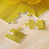 gele maffodil legpuzzel (Zijkant)