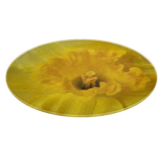 gele maffodil snijplank (Hoek)