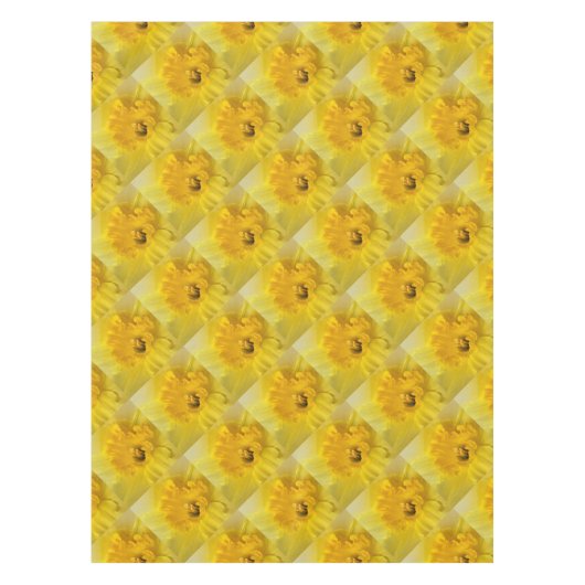 gele maffodil tafelkleed (Voorkant)