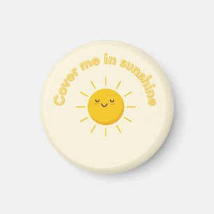 Gele magneet, bedek me zonneschijn magneet, schatt magneet