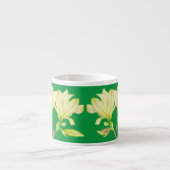 Gele Magnolias op een Espresso-Mok Espresso Kop (Voorkant)