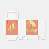 Gele Magnolia's op een forendoos Bedankdoosjes (Uitgevouwen)