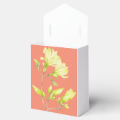 Gele Magnolia's op een forendoos Bedankdoosjes (Geopend)