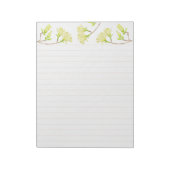 Gele Magnolia's op een groot Notitieblok (Linkerzijde)