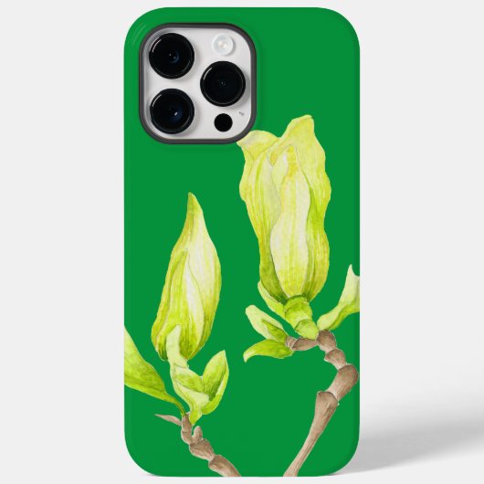 Gele Magnolias op een iPhone Case (Achterkant)