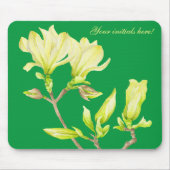 Gele Magnolias op een Muismat (Voorkant)