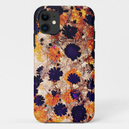 Gele maisachtige bloem digitale kunst iPhone 11 hoesje