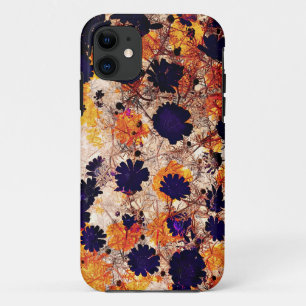 Gele maisachtige bloem digitale kunst iPhone 11 hoesje