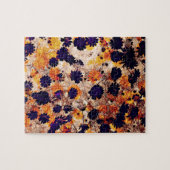Gele maisachtige bloem digitale kunst legpuzzel (Horizontaal)