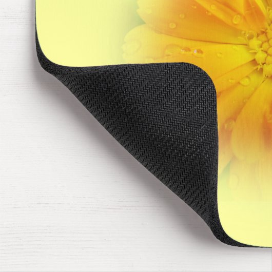  gele maisbloem muismat (Hoek)