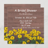 gele maisy bridal douches kaart (Voorkant / Achterkant)