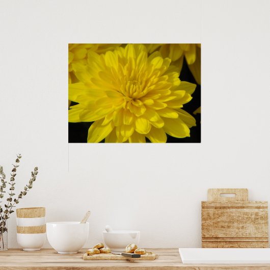 Gele mam poster (Keuken)