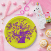 Gele Mand Papieren Bordje (Feest)