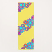 Gele Mandala Yoga Mat (Voorkant)