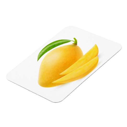 Gele mango knippen magneet (Linkerzijde)