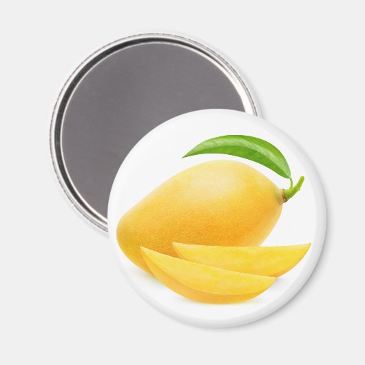 Gele mango knippen magneet (Voorkant / Achterkant)
