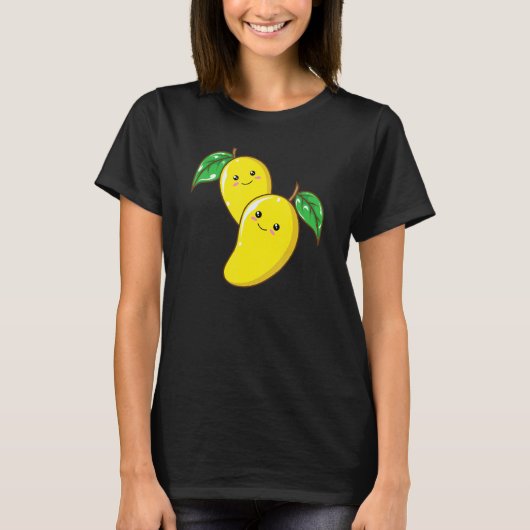 gele mango t-shirt (Voorkant)