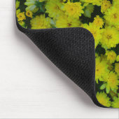 Gele Margarita Daisy Mousepad Muismat (Hoek)