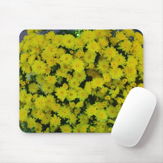 Gele Margarita Daisy Mousepad Muismat (Met muis)