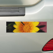 Gele Margriet Bumpersticker (Op auto)
