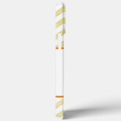 Gele margriet met Chevron-patroon Case-Mate iPhone Case (Achterkant / Rechts)