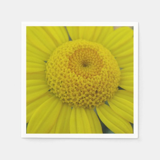 gele marguerite servet (Voorkant)