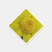 gele marguerite servet (Hoek)