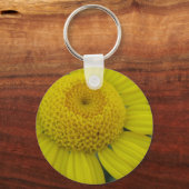gele marguerite sleutelhanger (Voorkant)