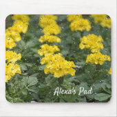 Gele mariged met Muismat voor regendruppels (Voorkant)