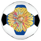 Gele marigold Flower Dart Board Ping Pong Paddle Voetbal (Gedraaid)