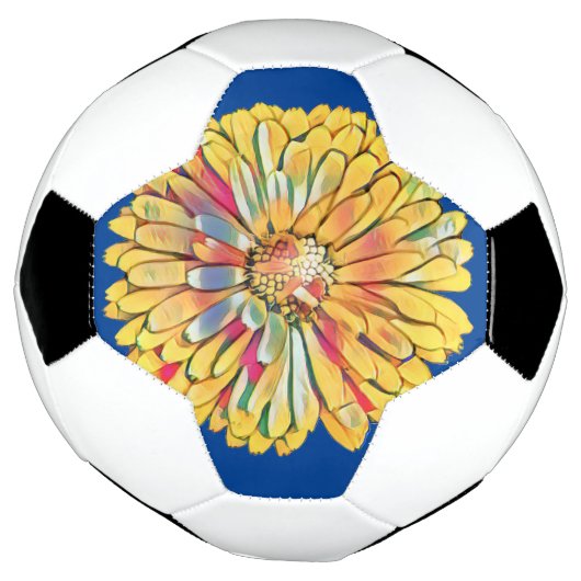 Gele marigold Flower Dart Board Ping Pong Paddle Voetbal (Gedraaid)