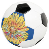 Gele marigold Flower Dart Board Ping Pong Paddle Voetbal (Drie kwart)