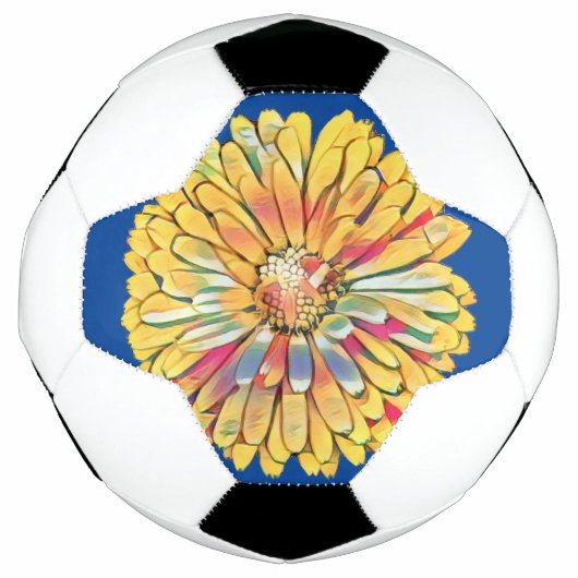 Gele marigold Flower Dart Board Ping Pong Paddle Voetbal (Voorkant)