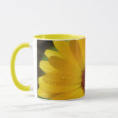 Gele Marigold Macro Mok (Links)