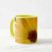 Gele Marigold Macro Mok (Voorkant links)