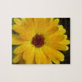 Gele marigold Macro Puzzle Legpuzzel (Horizontaal)