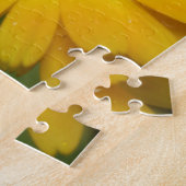 Gele marigold Macro Puzzle Legpuzzel (Zijkant)